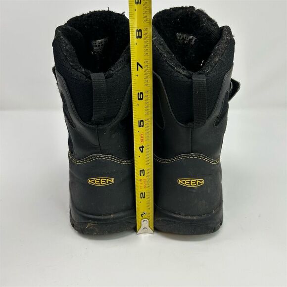 Keen Kids Kalamazoo High Winter Warm Snow Boots Black Size 4Y Boys Outdoors - Picture 9 of 14